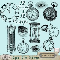 Eye On Time CU Brushes by The Busy Elf