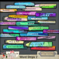 Word Strips 2 by AneczkaW