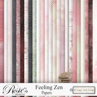 Feeling Zen Papers by Rosie's Designs