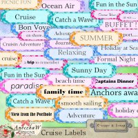 Cruise Labels by AneczkaW