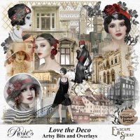 Love The Deco Artsy Bits And Overlays by Rosie's Designs