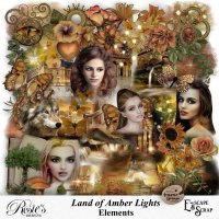 Land of Amber Lights Elements by Rosie's Designs