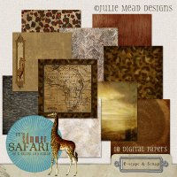 A Summer Safari Backgrounds by Julie by Julie Mead
