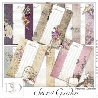 Secret Garden Perpetual Calendar by DsDesign