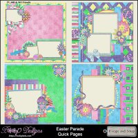 Easter Parade Quick Pages by Boop Designs