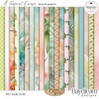 A Tropical Escape Mixed Papers by Daydream Designs