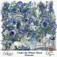 Under The Winter Moon Elements by Rosie's Designs
