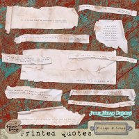 Printed Quotes by Julie Mead