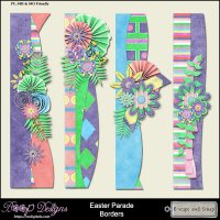 Easter Parade Borders by Boop Designs