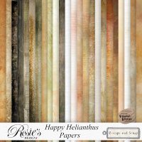 Happy HelianthusPapers by Rosie's Designs