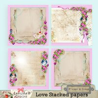 Love Stacked Papers by AneczkaW