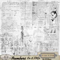 Numbers CU Brushes and PNGs by The Busy Elf