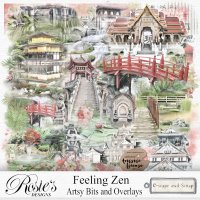Feeling Zen Artsy Bits by Rosie's Designs