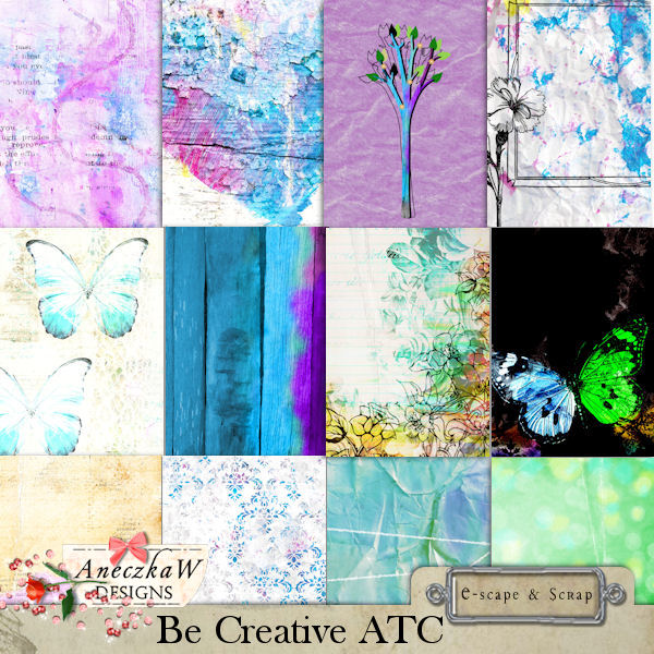 Be Creative ATC by AneczkaW - Click Image to Close