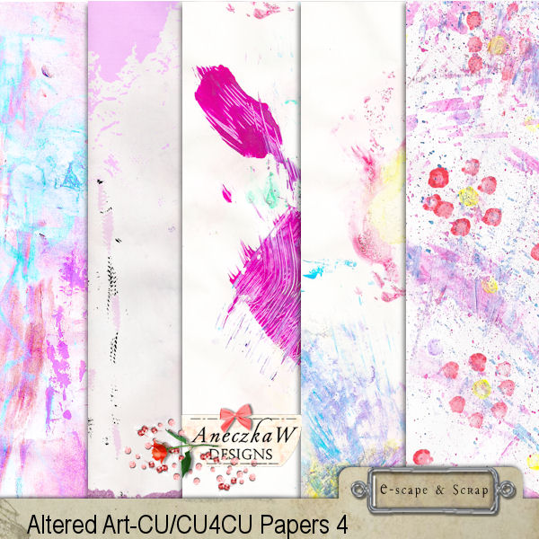 Altered Art- CU Papers 4 by AneczkaW - Click Image to Close