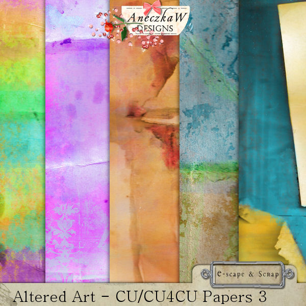 Altered Art- CU Papers 3 by AneczkaW - Click Image to Close