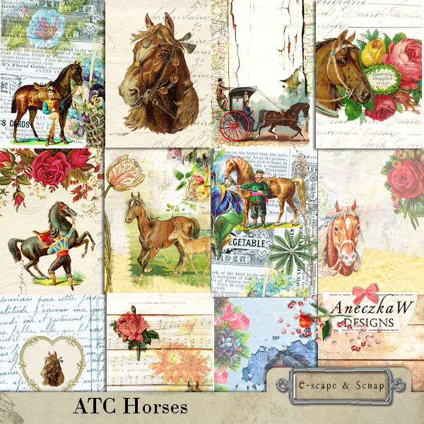 ATC Horses by AneczkaW - Click Image to Close