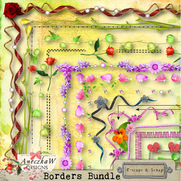 Borders Bundle by AneczkaW - Click Image to Close