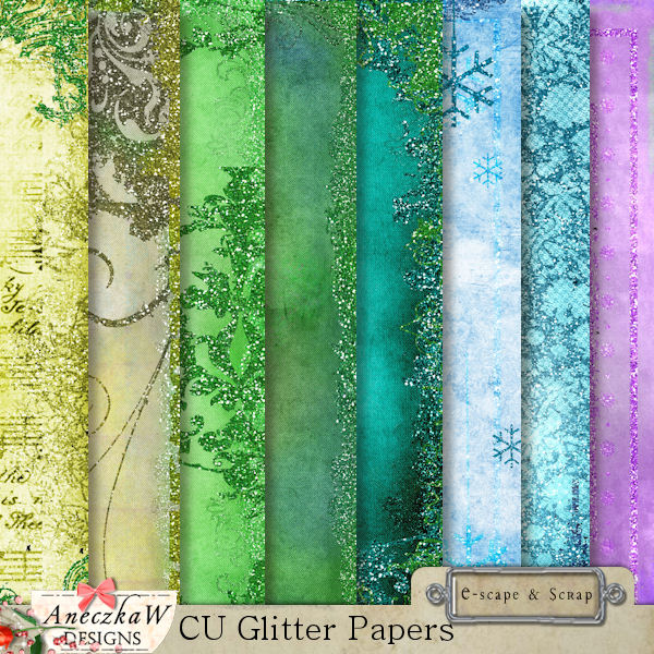CU Glitter Papers by AneczkaW - Click Image to Close