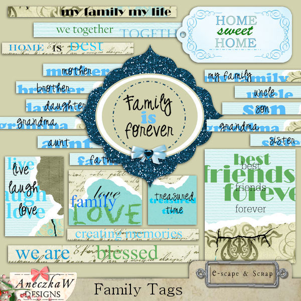 Family Tags by AneczkaW - Click Image to Close