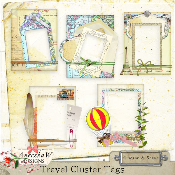 Travel Cluster Tags by AneczkaW - Click Image to Close