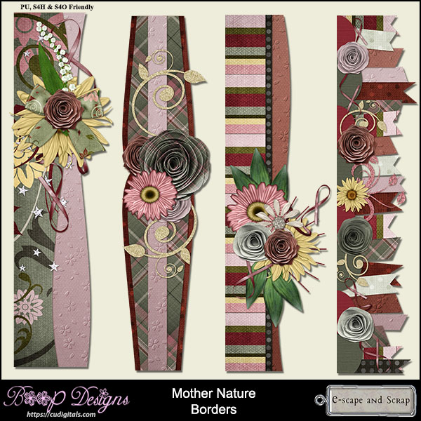 Mother Nature Borders by Boop Designs - Click Image to Close