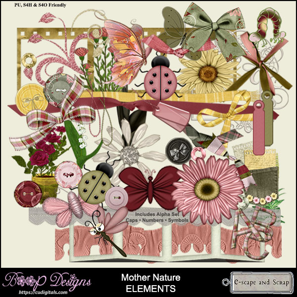 Mother Nature Elements by Boop Designs - Click Image to Close