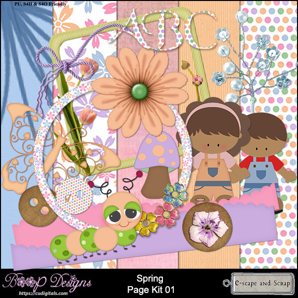 Spring PAGE Kit 01 by Boop Designs - Click Image to Close