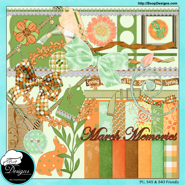 March Memories Kit by Boop Designs - Click Image to Close
