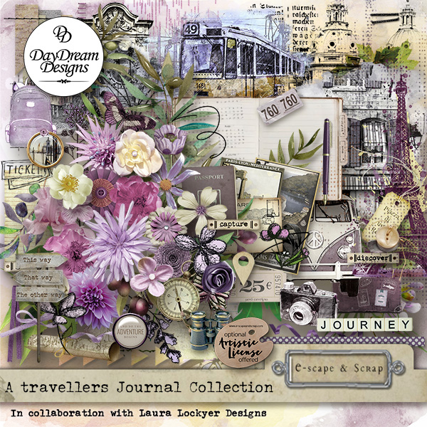 A Travellers Journal Collection by Daydream Designs - Click Image to Close