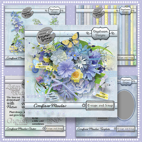 Cornflower Meadow Collection by Daydream Designs - Click Image to Close