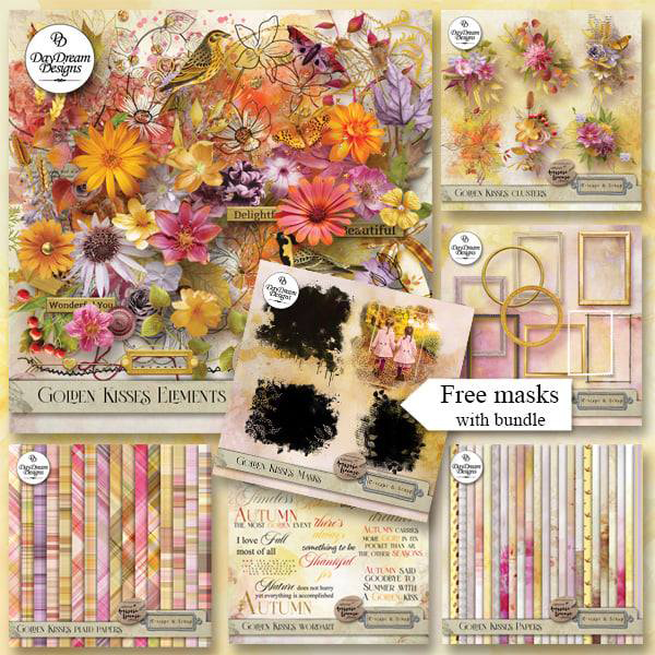 Golden Kisses Collection by Daydream Designs - Click Image to Close