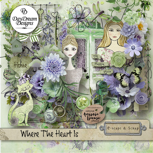 Where The Heart Is Collection by Daydream Designs - Click Image to Close