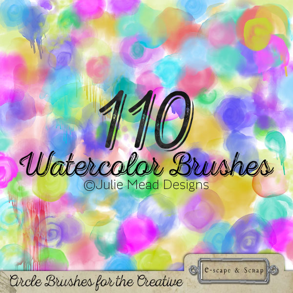 110 Circle Brushes for the Creative by Julie Mead - Click Image to Close