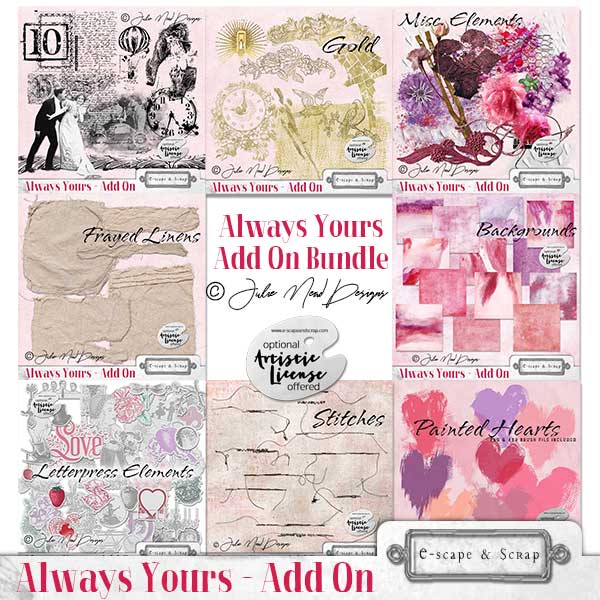 Always Yours Add On Bundle by Julie Mead - Click Image to Close