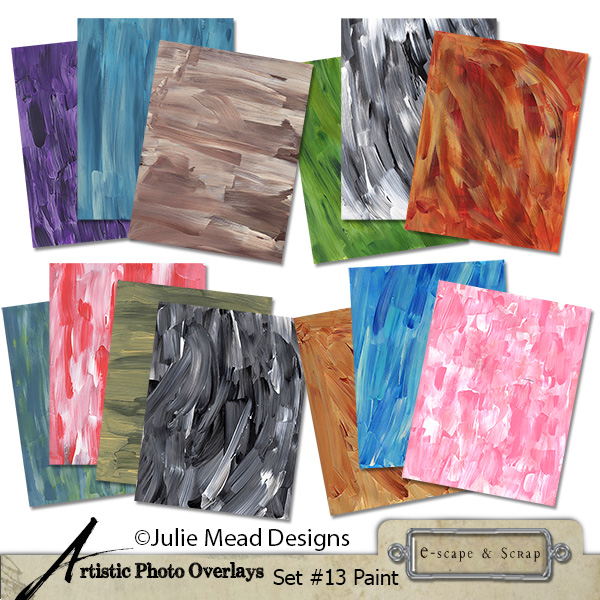 Artistic Photo Overlay Set 13 by Julie Mead - Click Image to Close