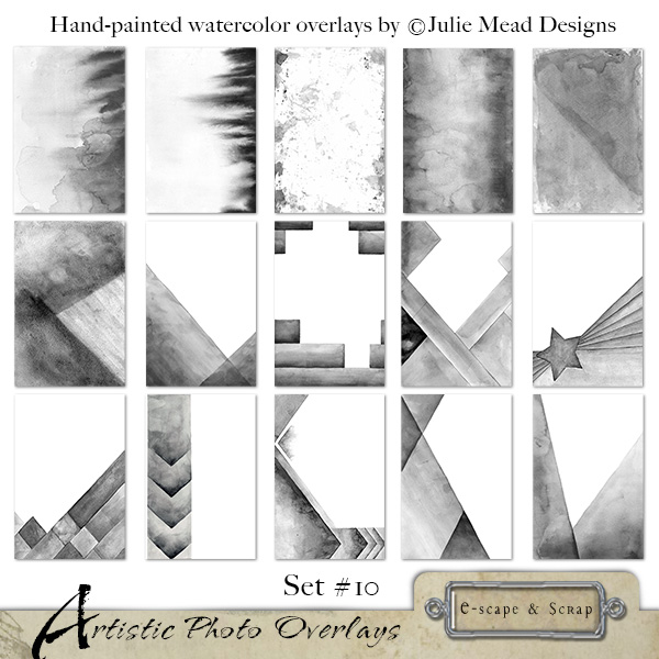 Artistic Photo Overlays Set 10 by Julie Mead - Click Image to Close