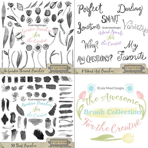 Creative Brush Collection by Julie Mead - Click Image to Close