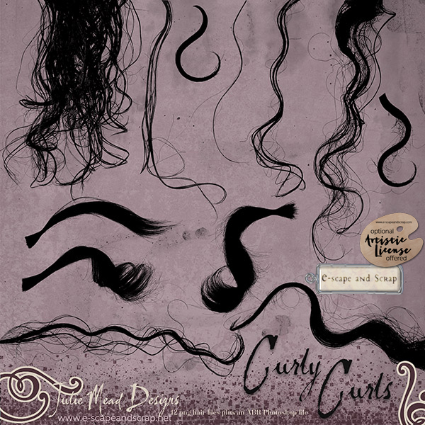 Curly Curls by Julie Mead - Click Image to Close