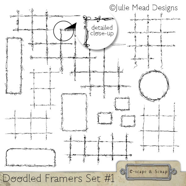 Doodled Framers by Julie Mead - Click Image to Close
