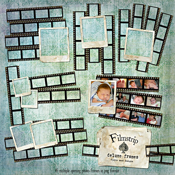 Filmstrip Deluxe Frames by Julie Mead - Click Image to Close