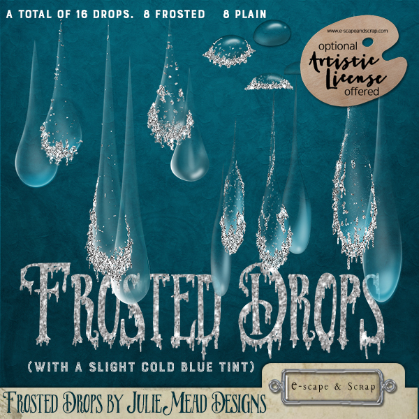 Frosted Drops by Julie Mead - Click Image to Close