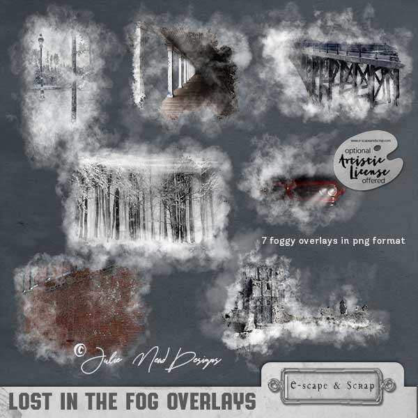 Lost in the Fog Overlays by Julie Mead - Click Image to Close