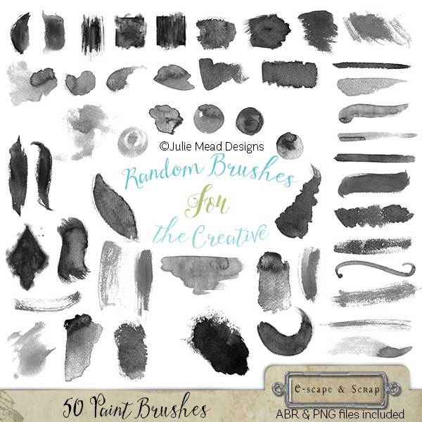 Random Brushes for the Creative by Julie Mead - Click Image to Close