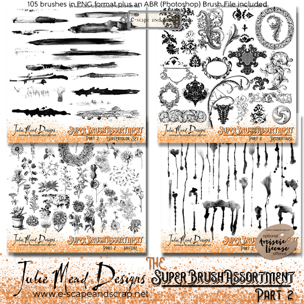 The Super Brush Assortment Set 2 by Julie Mead - Click Image to Close