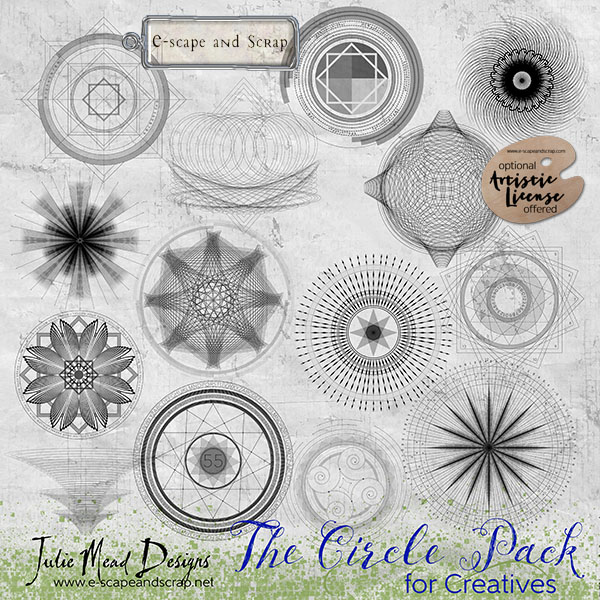 Circle Pack for the Creative Set 1 by Julie Mead - Click Image to Close
