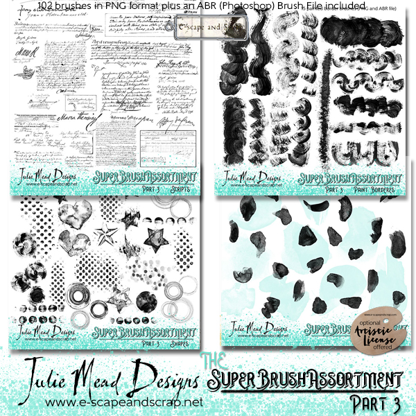 The Super Brush Assortment Set 3 by Julie Mead - Click Image to Close