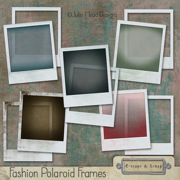 Fashion Fly Polaroid Frames by Julie Mead