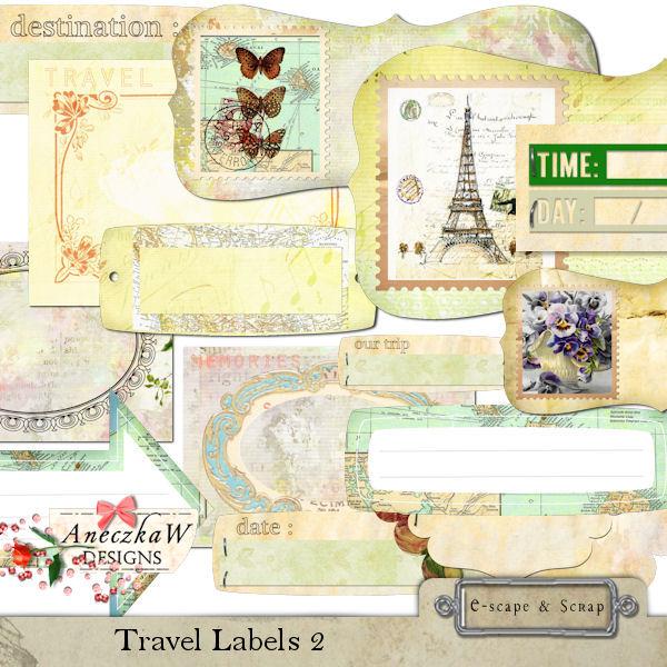 Travel Labels 2 by AneczkaW