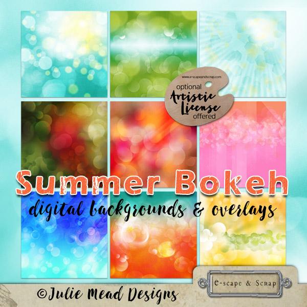 Summer Bokeh Backgrounds by Julie Mead